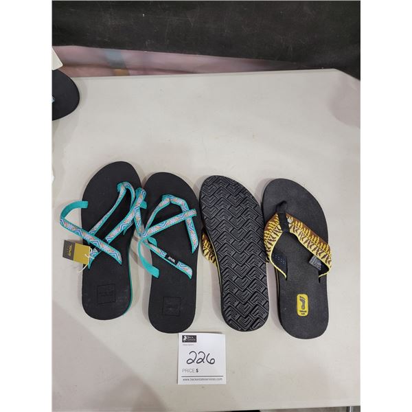 Teva - 2 Pairs - Womens Size 9 (Brand New)