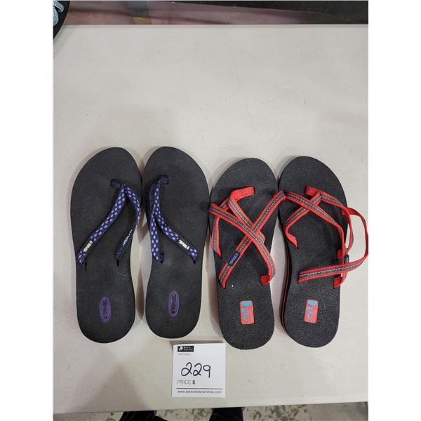 Teva - 2 Pairs - Size Women's 10 (Brand New)
