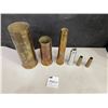 Image 1 : Artillery Shells (Various Sizes) Including 105mm 1968 - 76mm 1979 - 40mm 1954 & 3 Unmarked