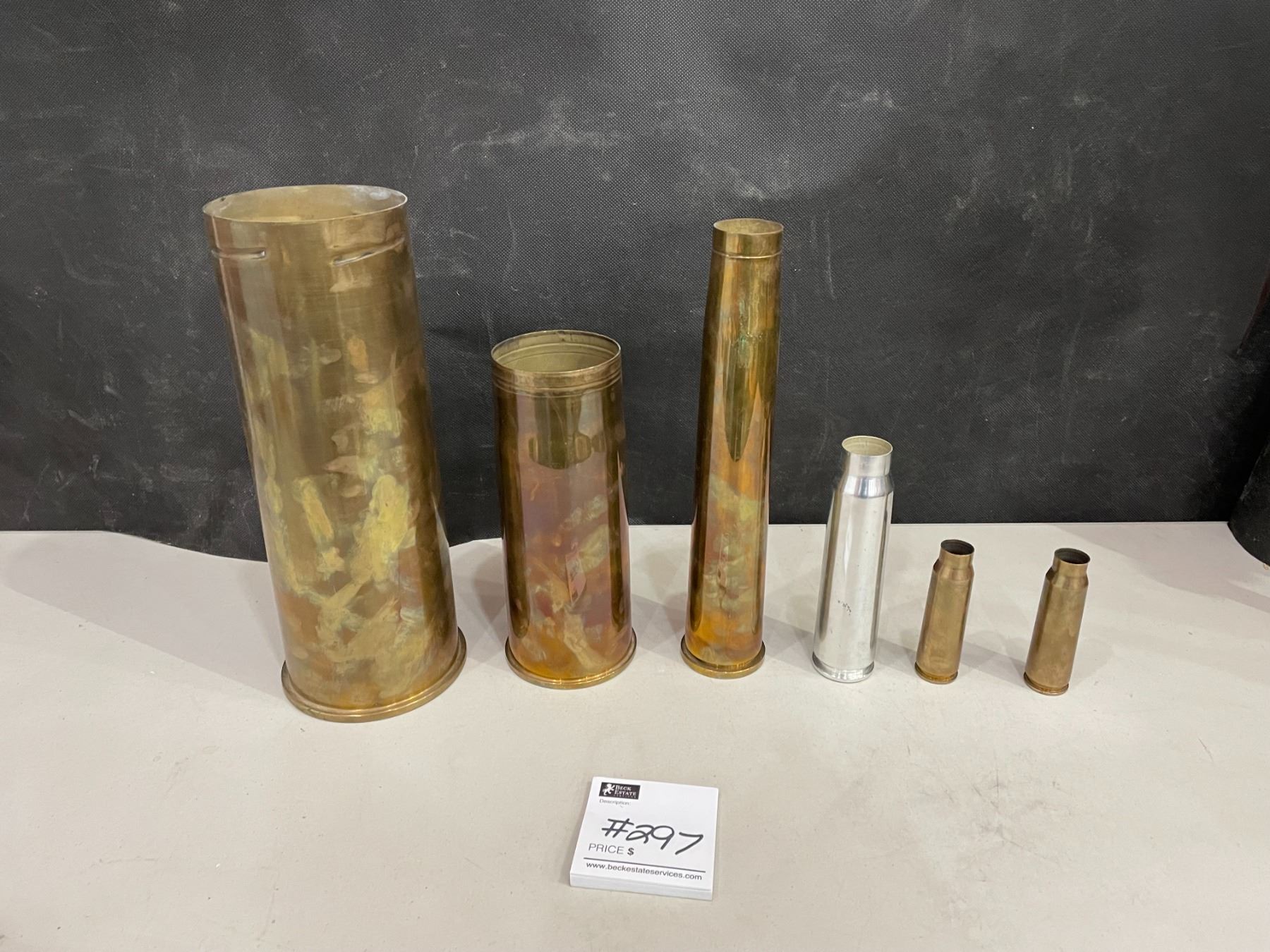 Artillery Shells (Various Sizes) Including 105mm 1968 76mm 1979
