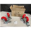Image 1 : Industrial Casters 5" x4