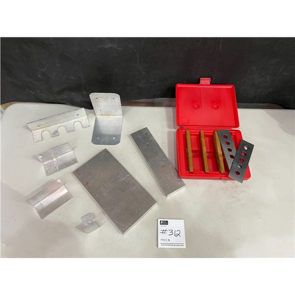 3/16" 4 Matched Steel Parallel Set B727316 with Assorted Steel Pieces