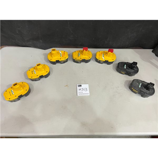 Dewalt 18V Batteries x7