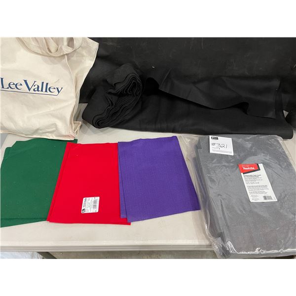 Makita Customizable Foam Insert 2 1/2 x 15 1/8 x 11 1/4 - Lee Valley Bag - Various Felt Pieces