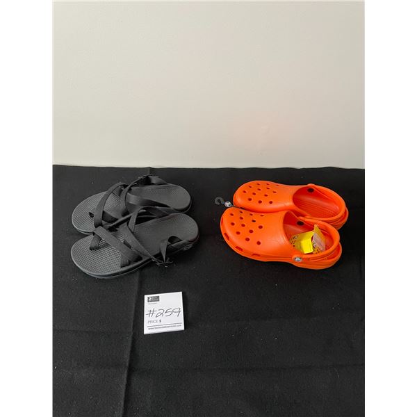 Crocs Sandals Size Women's 10/Men's 8 (New) - Vibram Sandals Size 10 (New)
