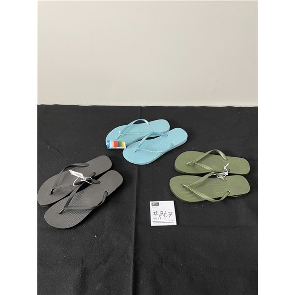 Old Navy Women's Sandals Size 9 (New) x2 - Havaianas Size 9 (New)