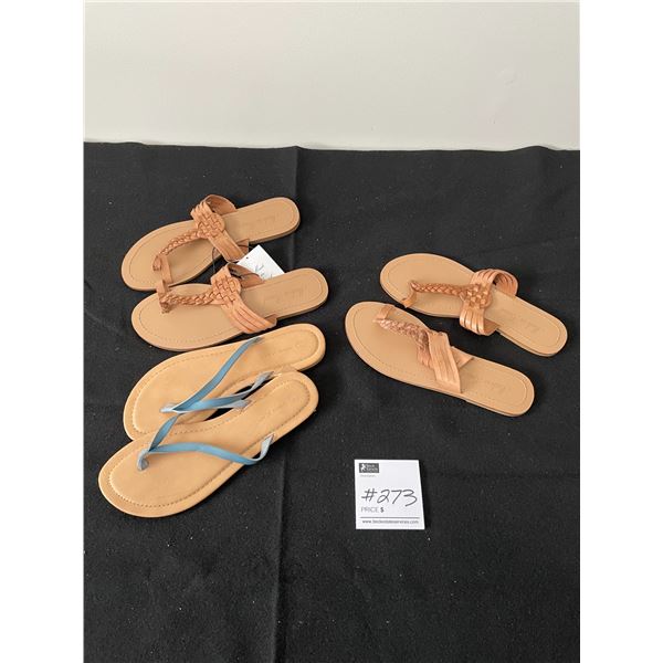 Women's Sandals Size 9 - "Made In Brazil" Clay x2 - Denver Hayes (New)