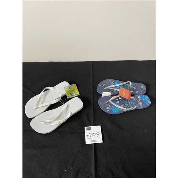 Women's Sandals Size 9 - Havaianas (New) x2