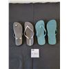 Image 1 : Havaianas & iPanema Flip Flops Size 9 (Brand New)