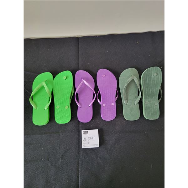 Women's Sandals x3 Size 9 (Brand New)