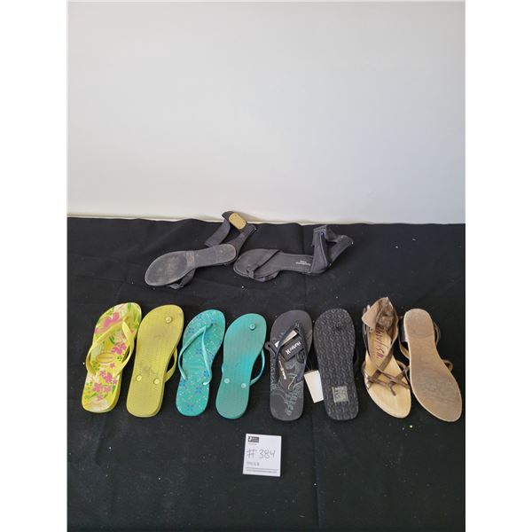 Women's Sandals Size 8.5 x5 (Slightly Worn)