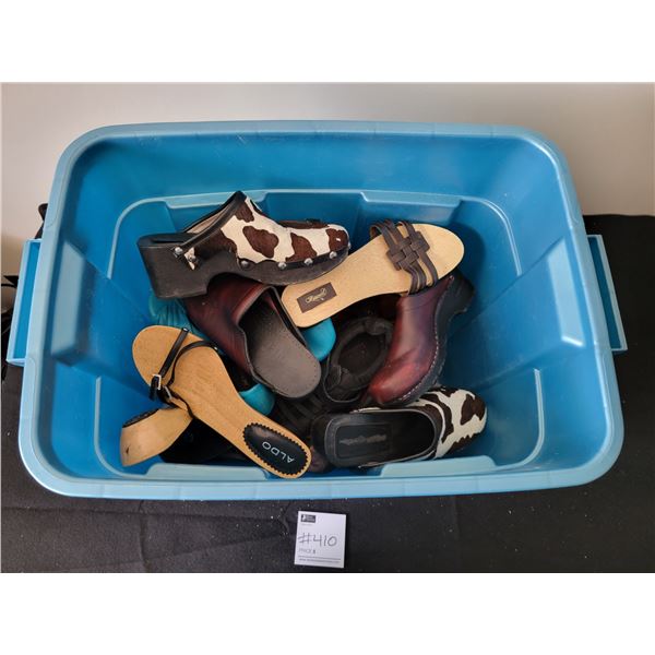 *Mystery Bin!* 12 Pairs of Women's Shoes/Sandals/Sneakers/Boots Sizes Unknown (Some Brand New/Some U