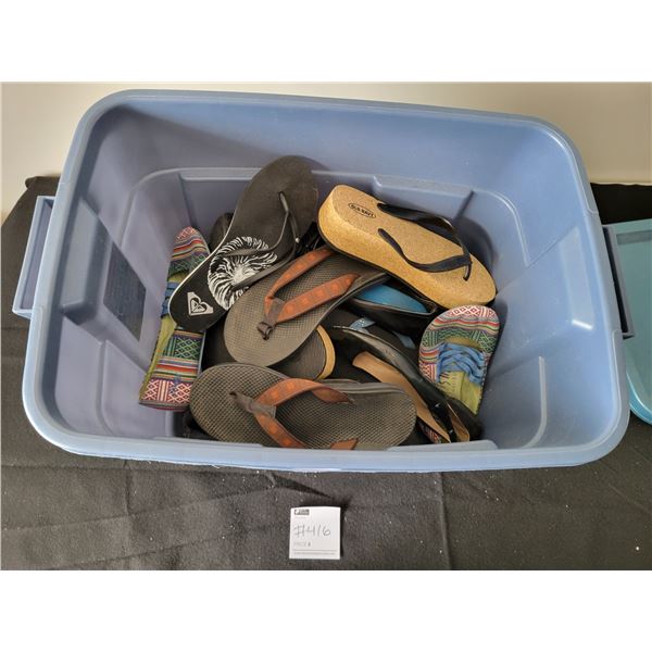 *Mystery Bin!* 12 Pairs of Women's Shoes/Sandals/Sneakers/Boots Sizes Unknown (Some Brand New/Some U
