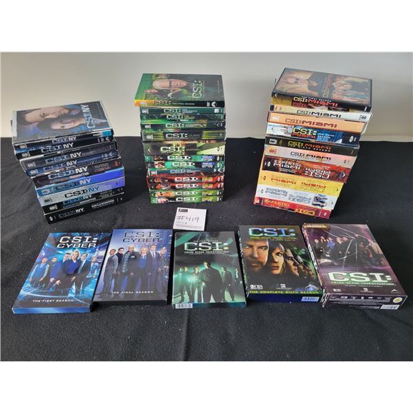 CSI DVD Box Set Collections (Excellent Condition)
