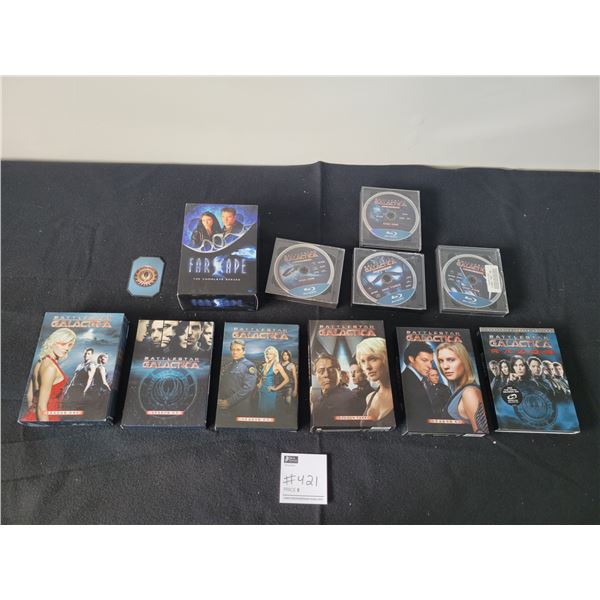 Battlestar Galactica DVD Box Set Collection & Farscape DVD Collection