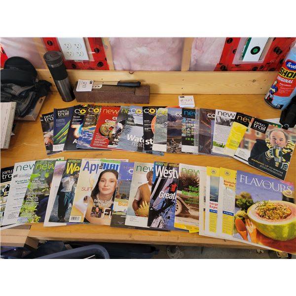 New Trail, Contours, GQ, FHM etc... Magazines Collection