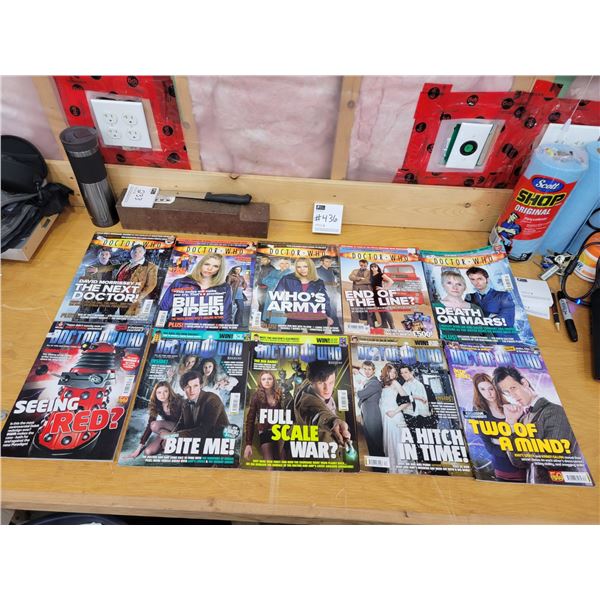 Doctor Who, Stargate, Starlog, & Sci-fi Magazines (Excellent Condition)