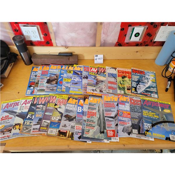 AirPower, Air Forces, Wings Magazine Collection Excellent Condition