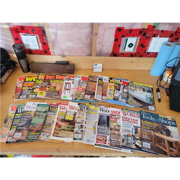 Wood, Wood Craft, Wood Workers Magazine Collection Excellent Condition