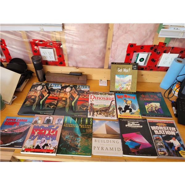 Books! Children's Books, Monty Python, Dali, Aliens, Handbook, Super Cargo Ships