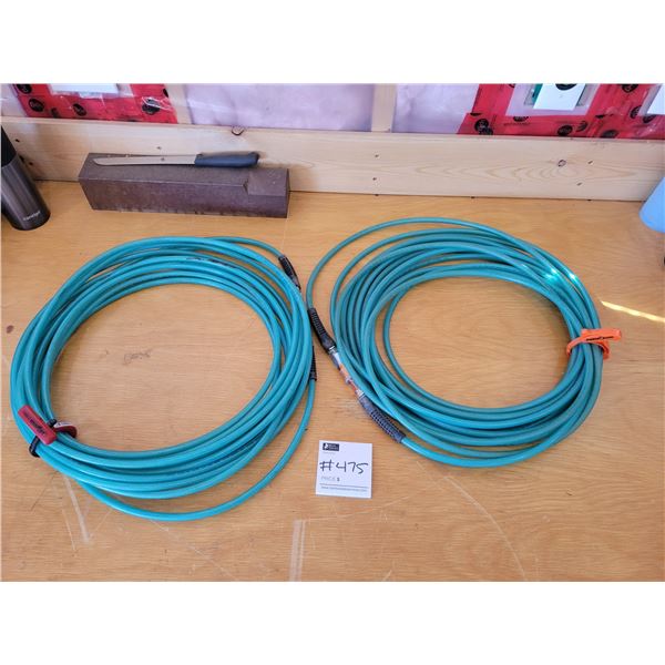 1/4 Polyurethane Braid Air Hose Max 300 psi @ -20 Degrees to 70 Degrees HS40 (x2)