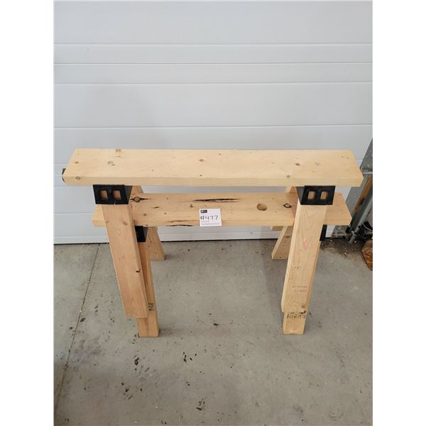 Wooden Saw Horses x2
