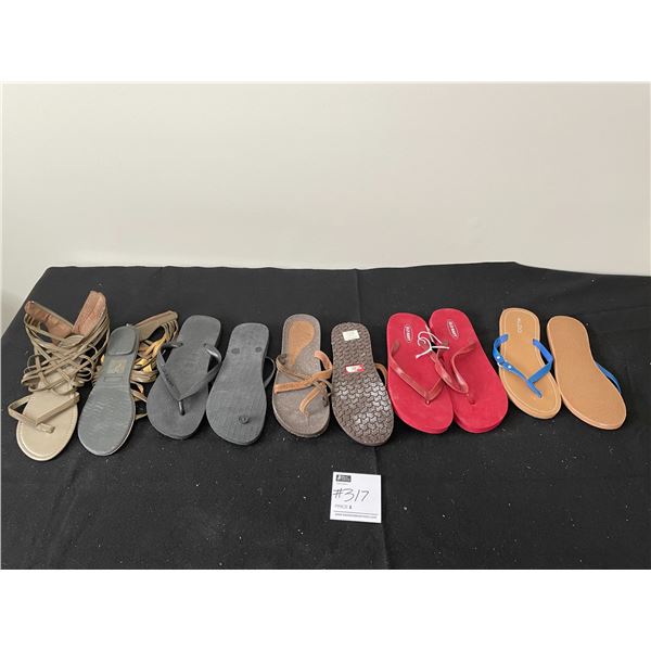 Women's Sandals - Size 10 x5 (Lightly Worn)