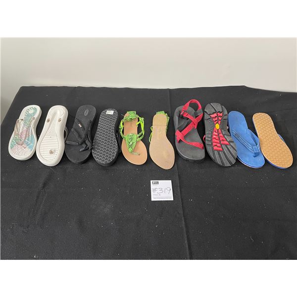 Women's Sandals - Size 10 x5 (Lightly Worn)