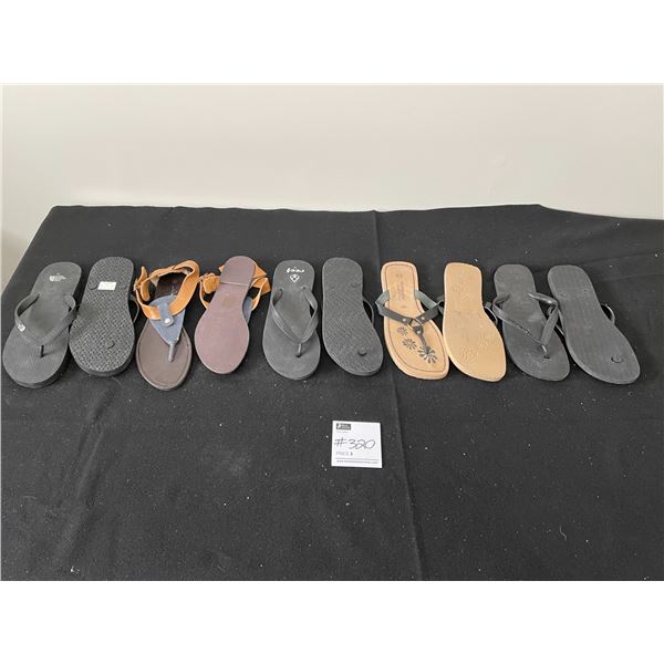 Women's Sandals - Size 10 x5 (Lightly Worn)