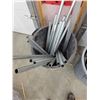 Image 2 : Assorted PVC, Ducting, Electrical Metal Tubing with Garbage Bins & Large 11ft Duct & 3 11ft PVC