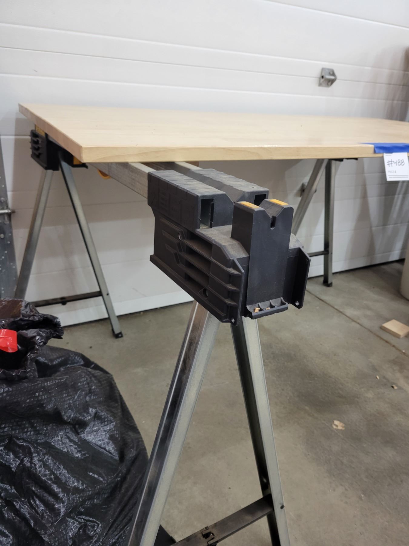 Folding Dewalt Saw Horses with Table Top 59"w x 31.5"d