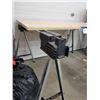 Image 3 : Folding Dewalt Saw Horses with Table Top 59"w x 31.5"d