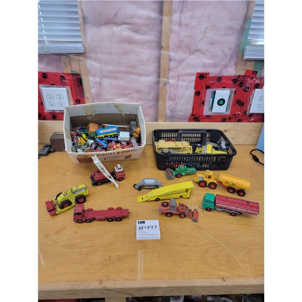 Vintage Toy Cars/ Trucks & Equipment