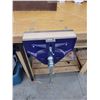 Image 2 : Paint/ Construction Adhesive/ Propane/ Carpenters Table With 10" Large Carpenters Vice/ & Shelf