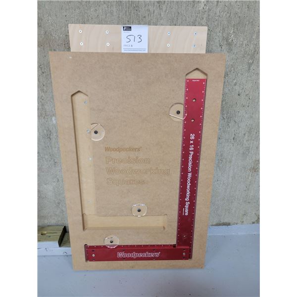 Woodpeckers Precision Woodworking Square 26x16 and Holder
