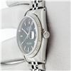 Image 9 : Rolex Mens Stainless Steel Datejust With Factory Black Index Dial With Rolex Box