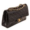 Image 2 : Chanel Black Caviar Leather Classic Double Flap Shoulder Bag