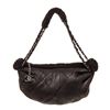 Image 1 : Chanel Black Soft Lambskin Shearling Chain Shoulder Handbag