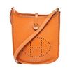 Image 1 : Hermes Orange Leather Evelyne 1 T PM Tote Bag
