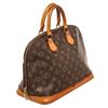 Image 2 : Louis Vuitton Brown Monogram Canvas Alma MM Satchel Bag