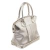Image 2 : Louis Vuitton Silver Leather Suhali Lockit PM Tote Bag