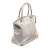 Image 3 : Louis Vuitton Silver Leather Suhali Lockit PM Tote Bag