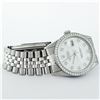 Image 4 : Rolex Mens Stainless Steel Mother Of Pearl Diamond 36MM Datejust Wristwatch