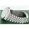 Image 5 : Rolex Mens Stainless Steel Black Diamond & Ruby 36MM Datejust Wristwatch Oyster