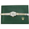 Image 8 : Rolex Ladies 2 Tone Blue Vignette VS Diamond Oyster Perpetual Datejust Wristwatc