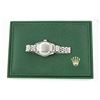 Image 9 : Rolex Ladies Stainless Steel 26MM Green Vignette Diamond Oyster Perpetual Dateju