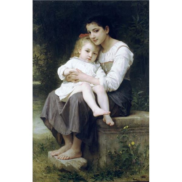 William Bouguereau - Big Sis