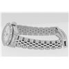 Image 5 : Rolex Ladies Stainless White Roman Pyramid Diamond Datejust Wristwatch With Role
