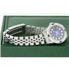 Image 6 : Rolex Ladies Stainless Steel Blue Vignette Diamond & Sapphire Datejust Wristwatc