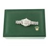 Image 9 : Rolex Ladies Stainless Steel Mother Of Pearl Diamond Emerald 26MM Datejust Wrist